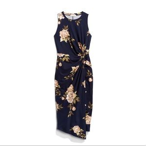 Abigail brushed knit midi dress